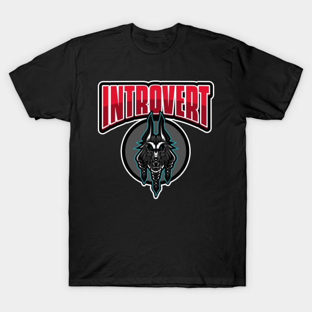 Introvert Wolf T-Shirt by Wolf Clothing Co